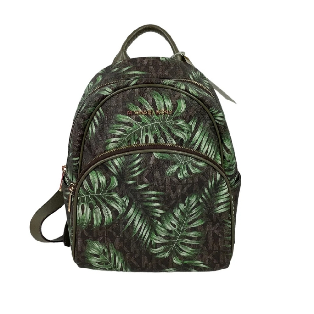 Michael kors palm leaf backpack